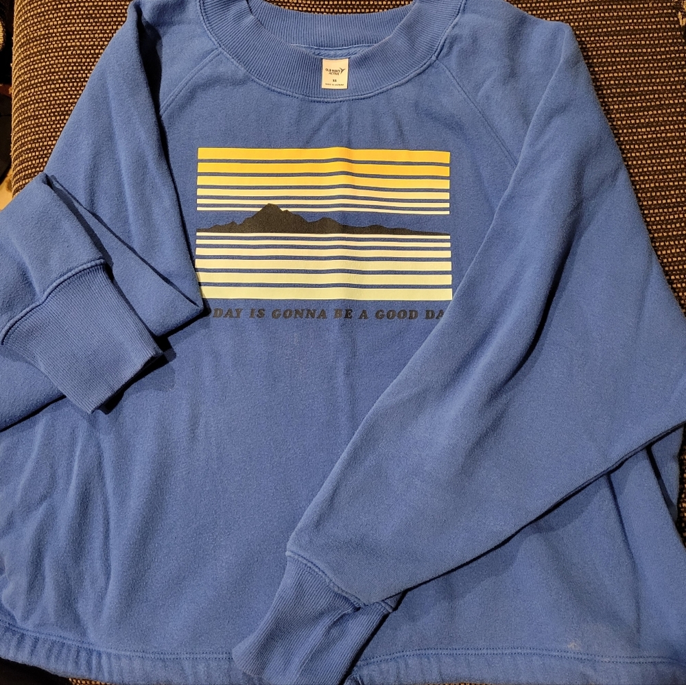Old Navy long sleeve shirt, XS, blue color